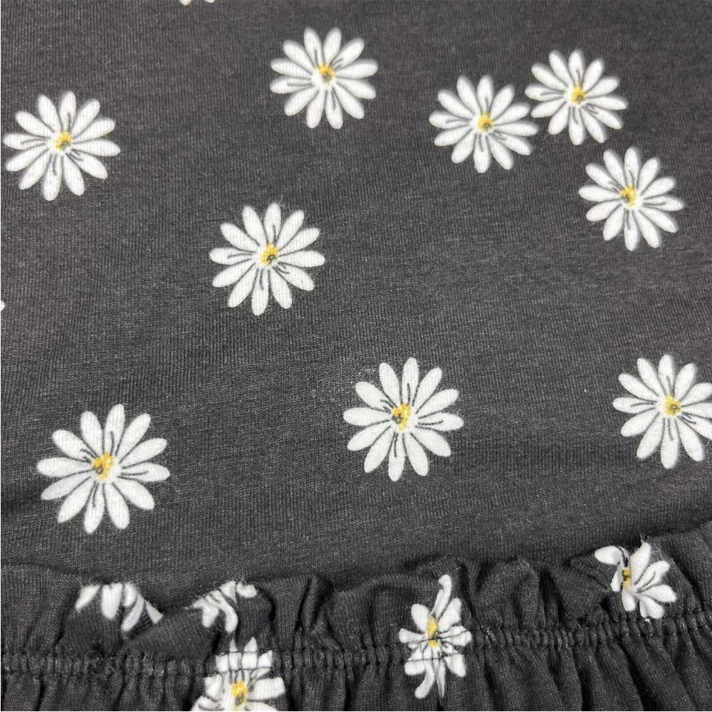 Tucker & Tate Girls Black White Daisy Floral Dress Size 8